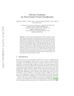 Pairwise Confusion for Fine-Grained Visual Classification
