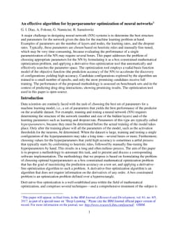 An effective algorithm for hyperparameter optimization of neural
  networks
