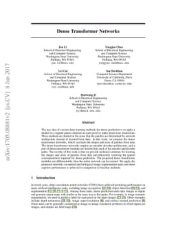 Dense Transformer Networks