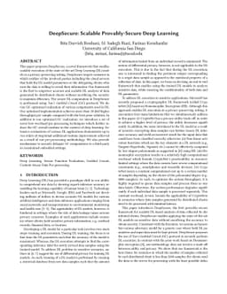 DeepSecure: Scalable Provably-Secure Deep Learning