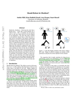 Should Robots be Obedient?