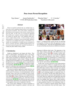 Pose-Aware Person Recognition