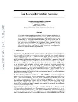 Deep Learning for Ontology Reasoning