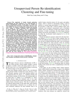 Unsupervised Person Re-identification: Clustering and Fine-tuning