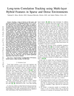 Long-term Correlation Tracking using Multi-layer Hybrid Features in
  Sparse and Dense Environments