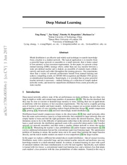 Deep Mutual Learning