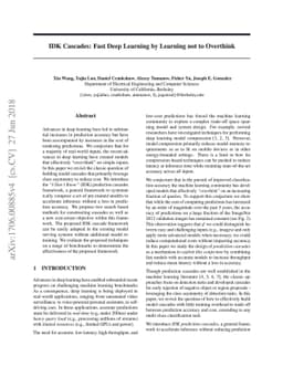 IDK Cascades: Fast Deep Learning by Learning not to Overthink