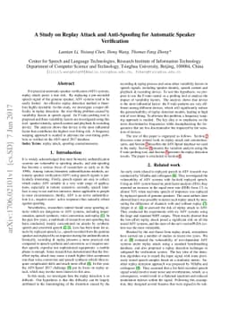 A Study on Replay Attack and Anti-Spoofing for Automatic Speaker
  Verification