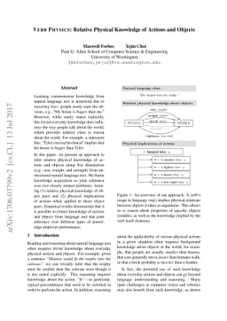 Verb Physics: Relative Physical Knowledge of Actions and Objects