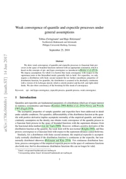 Weak convergence of quantile and expectile processes under general
  assumptions