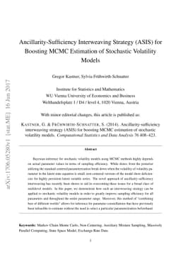 Ancillarity-Sufficiency Interweaving Strategy (ASIS) for Boosting MCMC
  Estimation of Stochastic Volatility Models