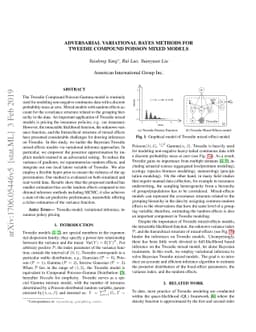 Adversarial Variational Bayes Methods for Tweedie Compound Poisson Mixed
  Models