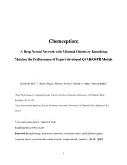 Chemception: A Deep Neural Network with Minimal Chemistry Knowledge
  Matches the Performance of Expert-developed QSAR/QSPR Models