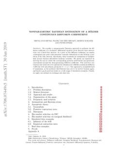 Nonparametric Bayesian estimation of a Hölder continuous diffusion
  coefficient