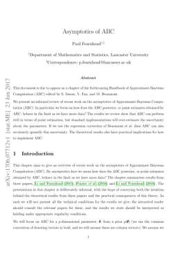 Asymptotics of ABC
