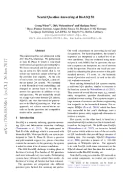Neural Question Answering at BioASQ 5B