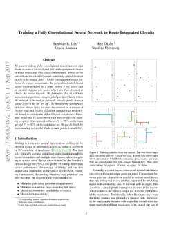 Training a Fully Convolutional Neural Network to Route Integrated
  Circuits