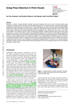 Grasp Pose Detection in Point Clouds