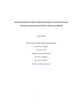 Studying and Enhancing Talking Condition Recognition in Stressful and
  Emotional Talking Environments Based on HMMs, CHMM2s and SPHMMs