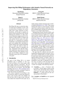 Improving Slot Filling Performance with Attentive Neural Networks on
  Dependency Structures
