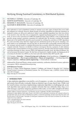 Verifying Strong Eventual Consistency in Distributed Systems