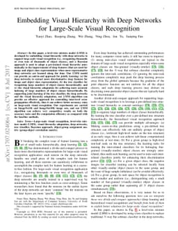 Embedding Visual Hierarchy with Deep Networks for Large-Scale Visual
  Recognition