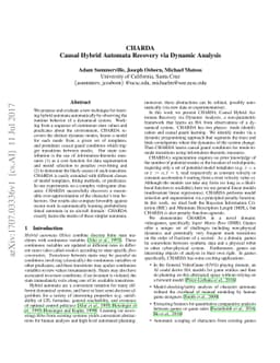 CHARDA: Causal Hybrid Automata Recovery via Dynamic Analysis