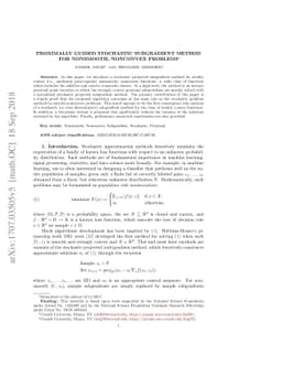 Proximally Guided Stochastic Subgradient Method for Nonsmooth, Nonconvex
  Problems
