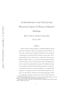 An Introduction to the Practical and Theoretical Aspects of
  Mixture-of-Experts Modeling