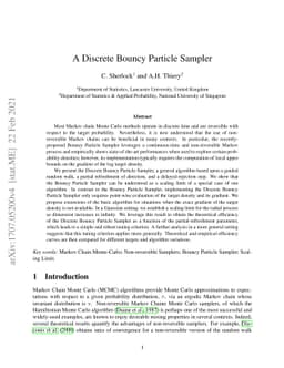 A Discrete Bouncy Particle Sampler