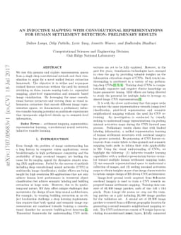 Exploiting Convolutional Representations for Multiscale Human Settlement
  Detection