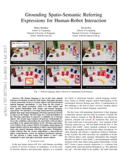 Grounding Spatio-Semantic Referring Expressions for Human-Robot
  Interaction