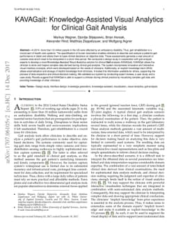 KAVAGait: Knowledge-Assisted Visual Analytics for Clinical Gait Analysis