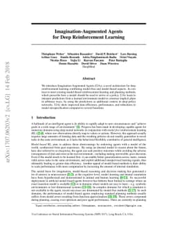 Imagination-Augmented Agents for Deep Reinforcement Learning