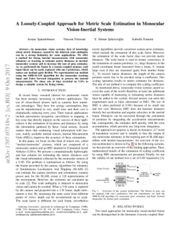 A Loosely-Coupled Approach for Metric Scale Estimation in Monocular
  Vision-Inertial Systems
