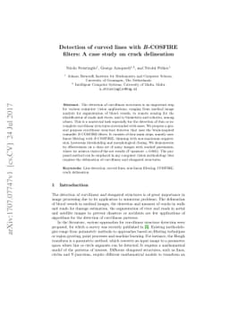 Detection of curved lines with B-COSFIRE filters: A case study on crack
  delineation