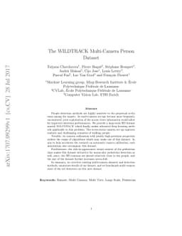 The WILDTRACK Multi-Camera Person Dataset