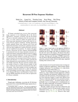 Recurrent 3D Pose Sequence Machines