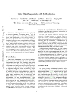 Video Object Segmentation with Re-identification