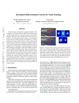 Kernalised Multi-resolution Convnet for Visual Tracking