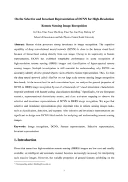 On the Selective and Invariant Representation of DCNN for
  High-Resolution Remote Sensing Image Recognition