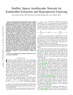 EndNet: Sparse AutoEncoder Network for Endmember Extraction and
  Hyperspectral Unmixing
