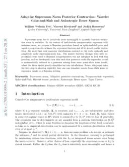 Adaptive Supremum Norm Posterior Contraction: Wavelet Spike-and-Slab and
  Anisotropic Besov Spaces