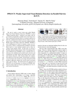 PPR-FCN: Weakly Supervised Visual Relation Detection via Parallel
  Pairwise R-FCN