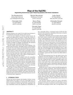 Rise of the HaCRS: Augmenting Autonomous Cyber Reasoning Systems with
  Human Assistance