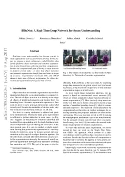 BlitzNet: A Real-Time Deep Network for Scene Understanding