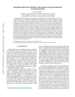Quantifying multivariate redundancy with maximum entropy decompositions
  of mutual information