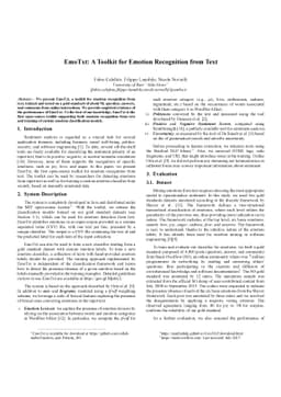 EmoTxt: A Toolkit for Emotion Recognition from Text