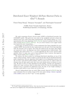 Distributed Exact Weighted All-Pairs Shortest Paths in $\tilde
  O(n^{5/4})$ Rounds