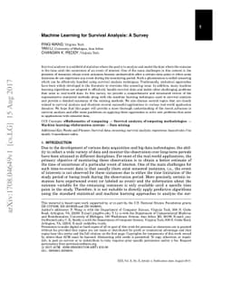 Machine Learning for Survival Analysis: A Survey